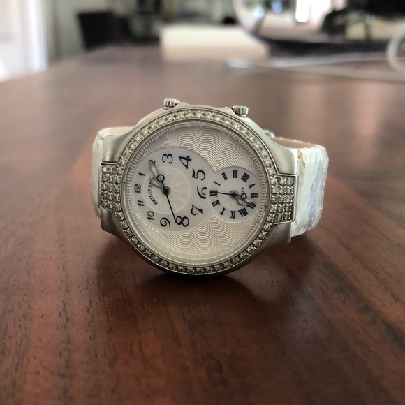 Philip Stein round watch with diamonds - Picture 2 of 6
